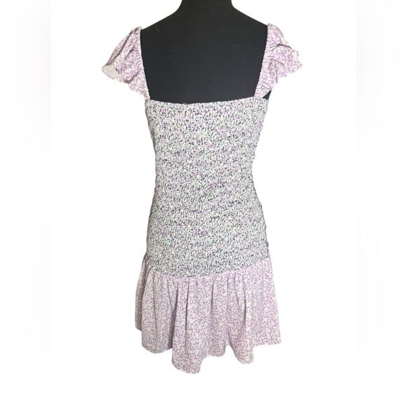 French Connection Enora Breya Verona Ruched Mini Dress Womens Sz 6 NWT Romantic - Picture 7 of 9